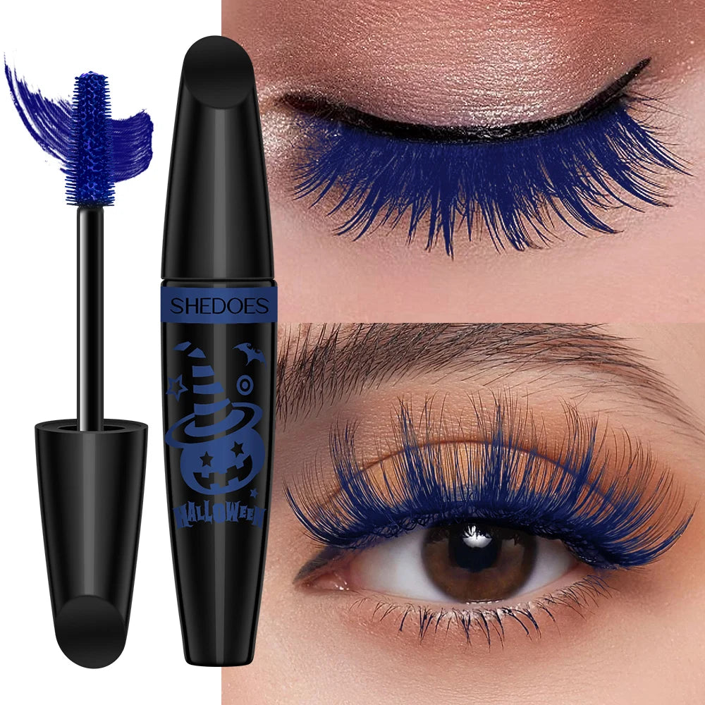 Halloween Black Mascara – Waterproof, Curly & Thick Lashes Halloween Mascara Oasis Select blue