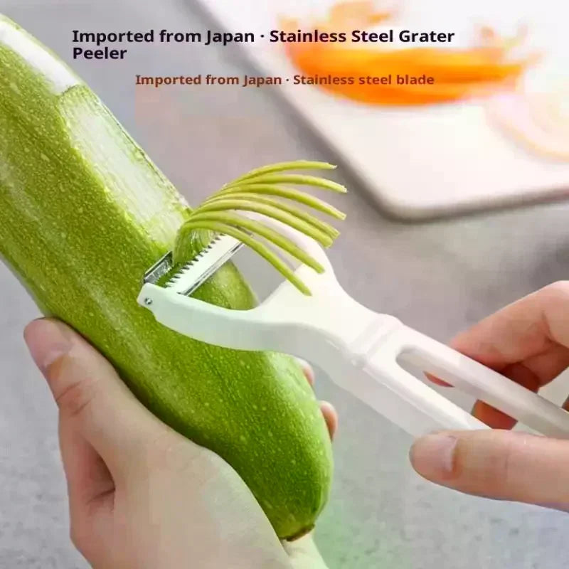Stainless Steel Manual Vegetable Grater Carrot Potato Julienne Peeler Slicer Fruit Cutter Home Kitchen Tool Oasis Select