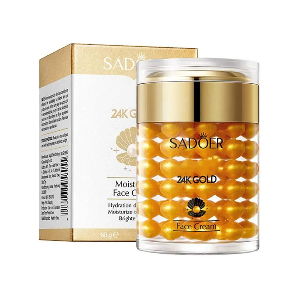SADOER 24K Gold Pearl Collagen Sleeping Mask Cream 60g