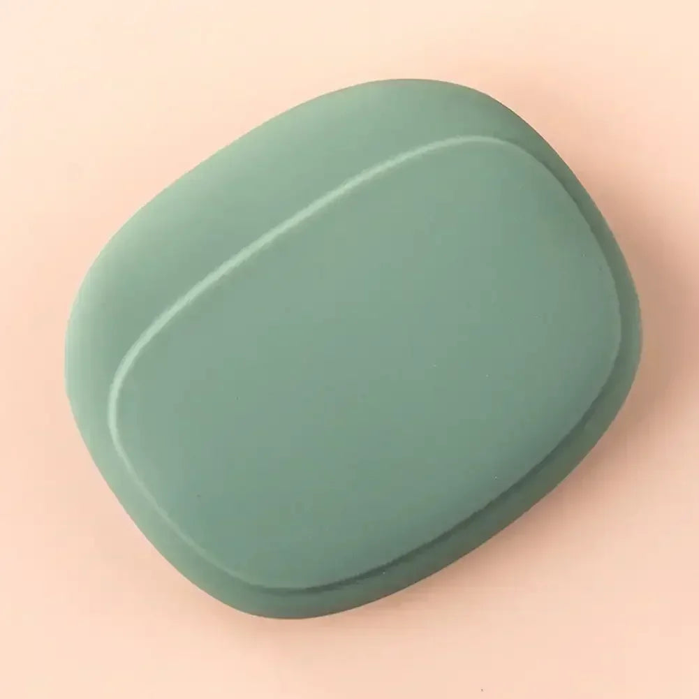 Portable Silicone Data Cable Storage Bag Headphone Storage Box Cute Phone Charger Key Lipstick Storage Bag Travel Wire Organizer Oasis Select Green