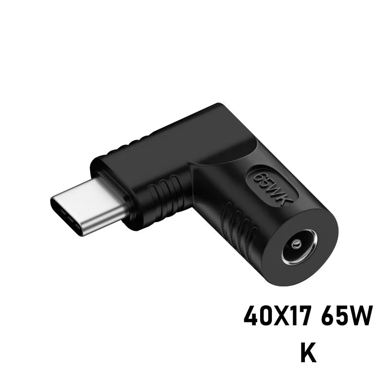 65W PD Converter DC to USB C Type c Power Adapter Converter 3.5X1.35mm 4.8X1.7mm 5.5X2.5 mm Laptop Charger to Type C Connector Oasis Select K