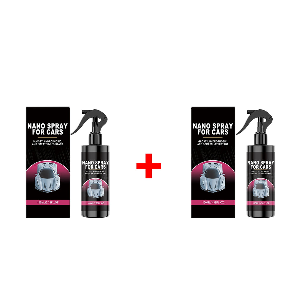 Nano Coating Spray for Car Glossy Hydrophobic & Scratch-Resistant Coating Spray Auto Paint Restorer & Protector Car Care Oasis Select 2pcs