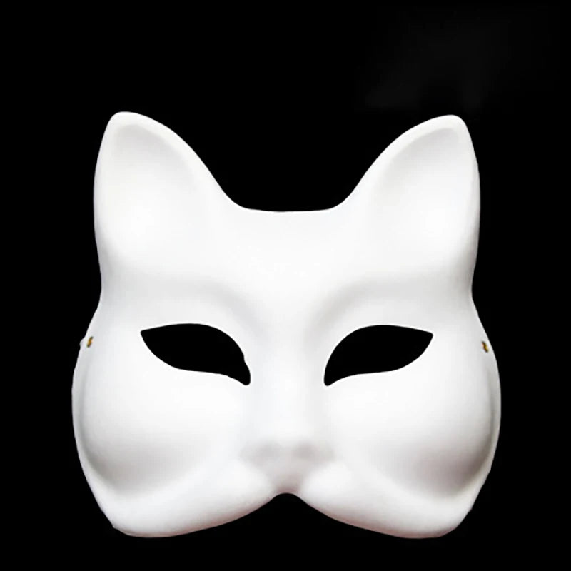 DIY Paper White Masks Create Artistic Craft From Theater And Halloween Costumes Party Masquerade Kids Painting Toy Oasis Select 4
