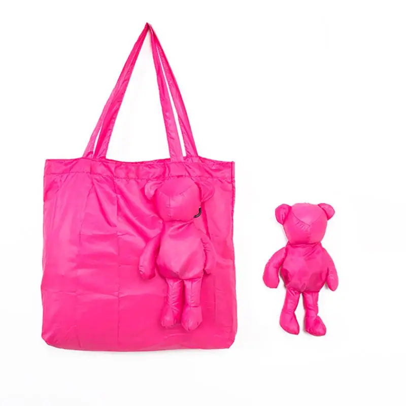Cute Doll Mini Foldable Shopping Bag Women's Portable Tote Bag 인형 미니 접이식 쇼핑백 Сумка женская Reusable Pouch Oasis Select A8