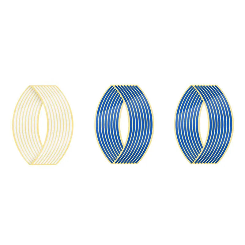 1/2/3set Wheel Sticker Reflective Rim Stripe Tape Bike Motorcycle Stickers For Honda For Kawasaki Z750 Z800 For YAMAHA MT07 MT09 Oasis Select Mix-3set
