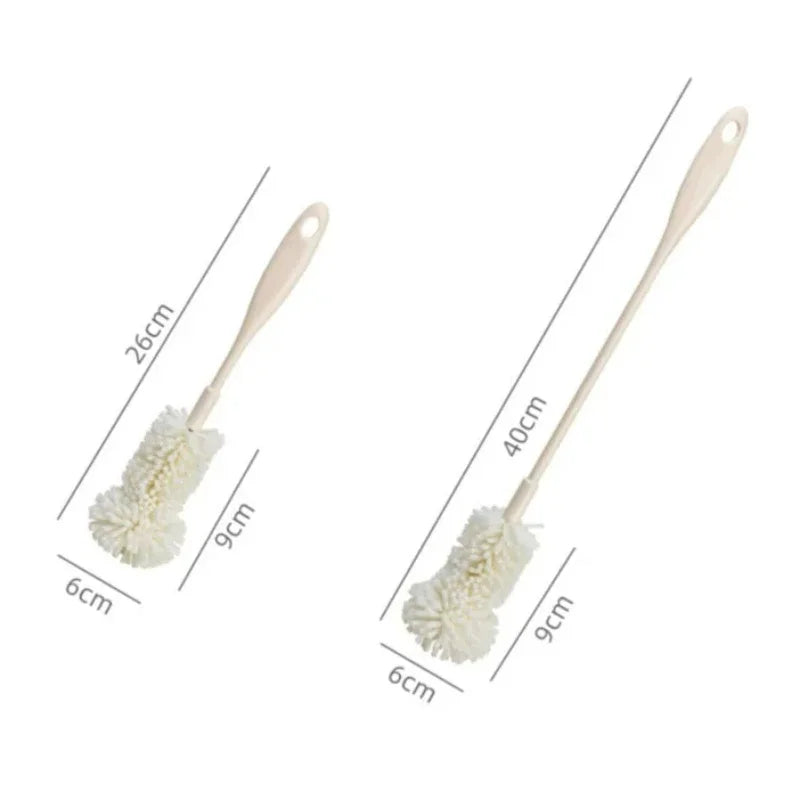Sponge Brush Cup Scrubber Glass Cleaner Kitchen Cleaning Tool Long Handle Drink Wineglass Bottle Household Cleaning Brush Oasis Select