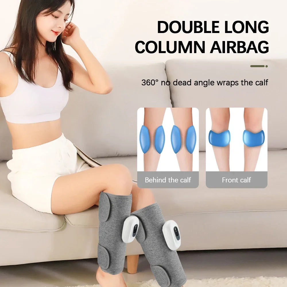 3-Mode Air Pressure Calf Massager – 360° Leg Wrap