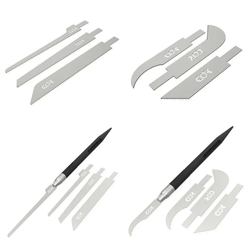 Manual Cutting DIY Hacksaw Mini Saw Straight Curved Mecha Model Making Modification Tool Steel Model Gifts Oasis Select