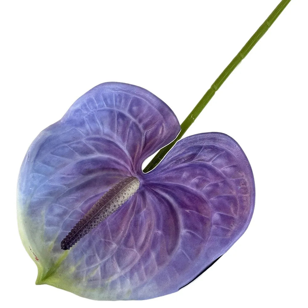 Artificial Anthurium 60cm Soft Rubber Faux Flower | Real Touch
