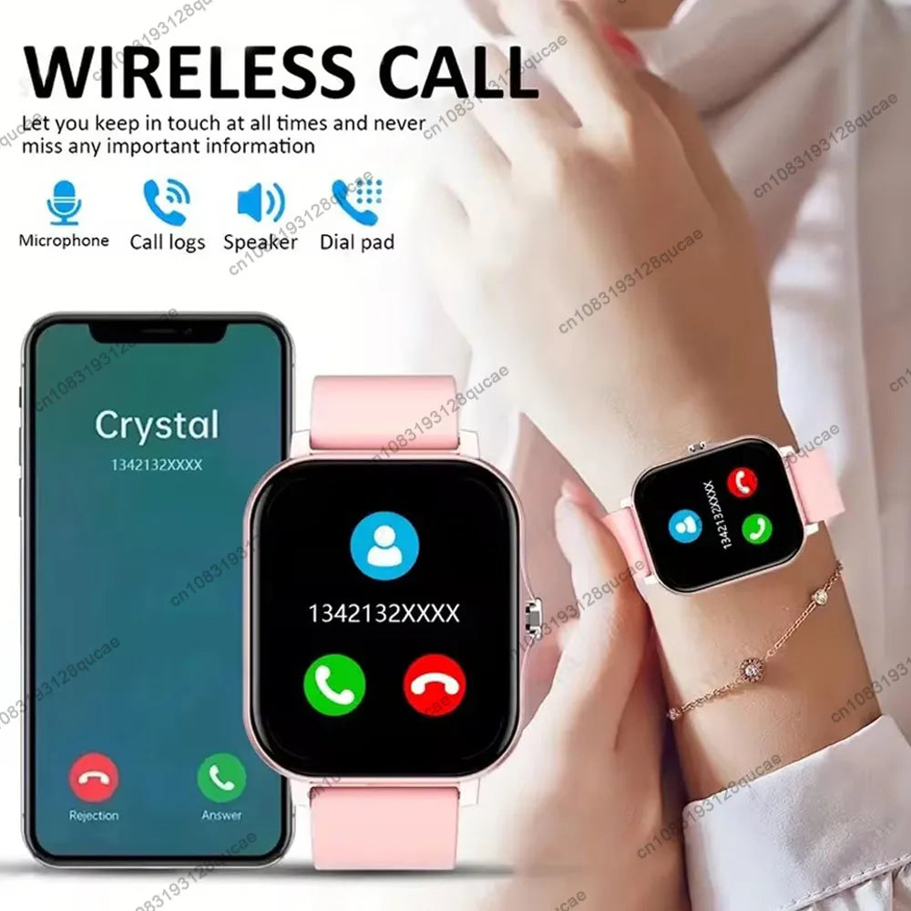 HW12 Smart Watch 1.83" HD – Calls, Fitness & DIY Dials