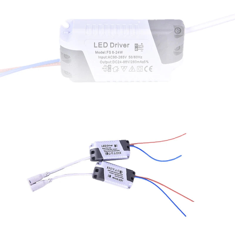 LED Driver 280mA 8-24W AC 220V To DC 24V Lighting Transformer Panel Ceilling Lamp LED Strip Power Supply Adapter Oasis Select 8-24W