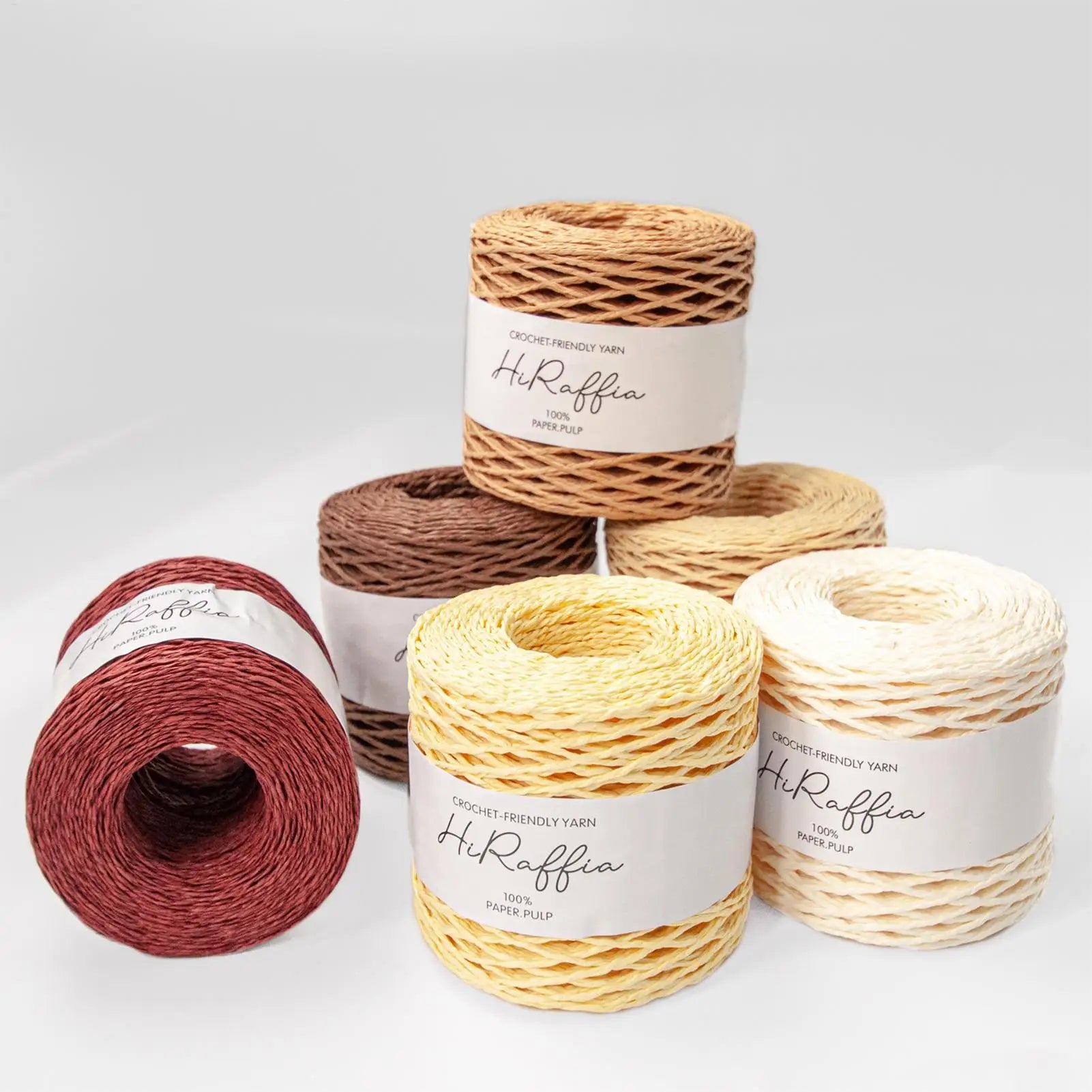 150m Natural Raffia Straw Yarn For Knitting Crocheting Paper Threads DIY Handmade Summer Sunhat Beach Bag Oasis Select
