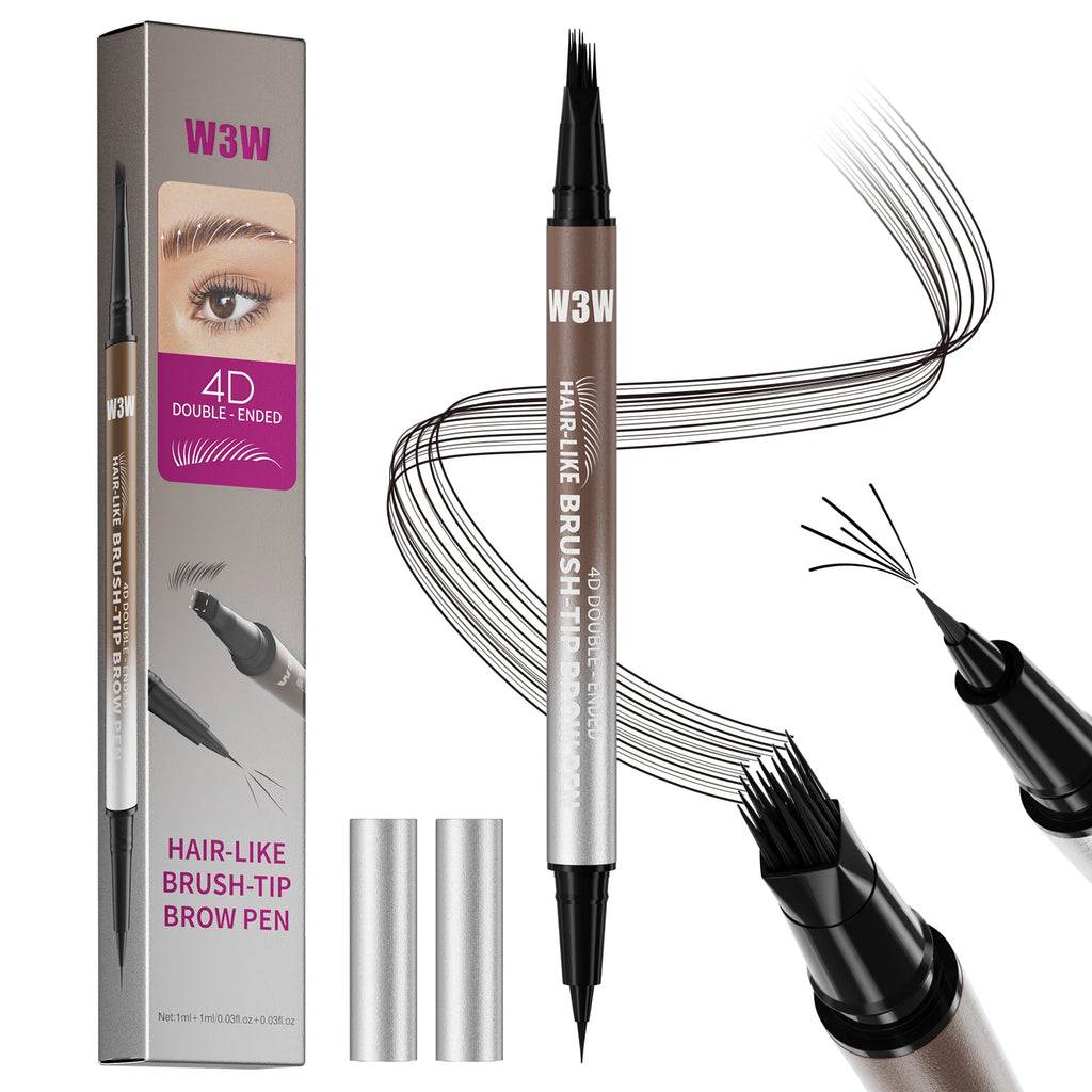 W3W Long-Lasting Water-Resistant Eyebrow Pencil | Anti-Smudge