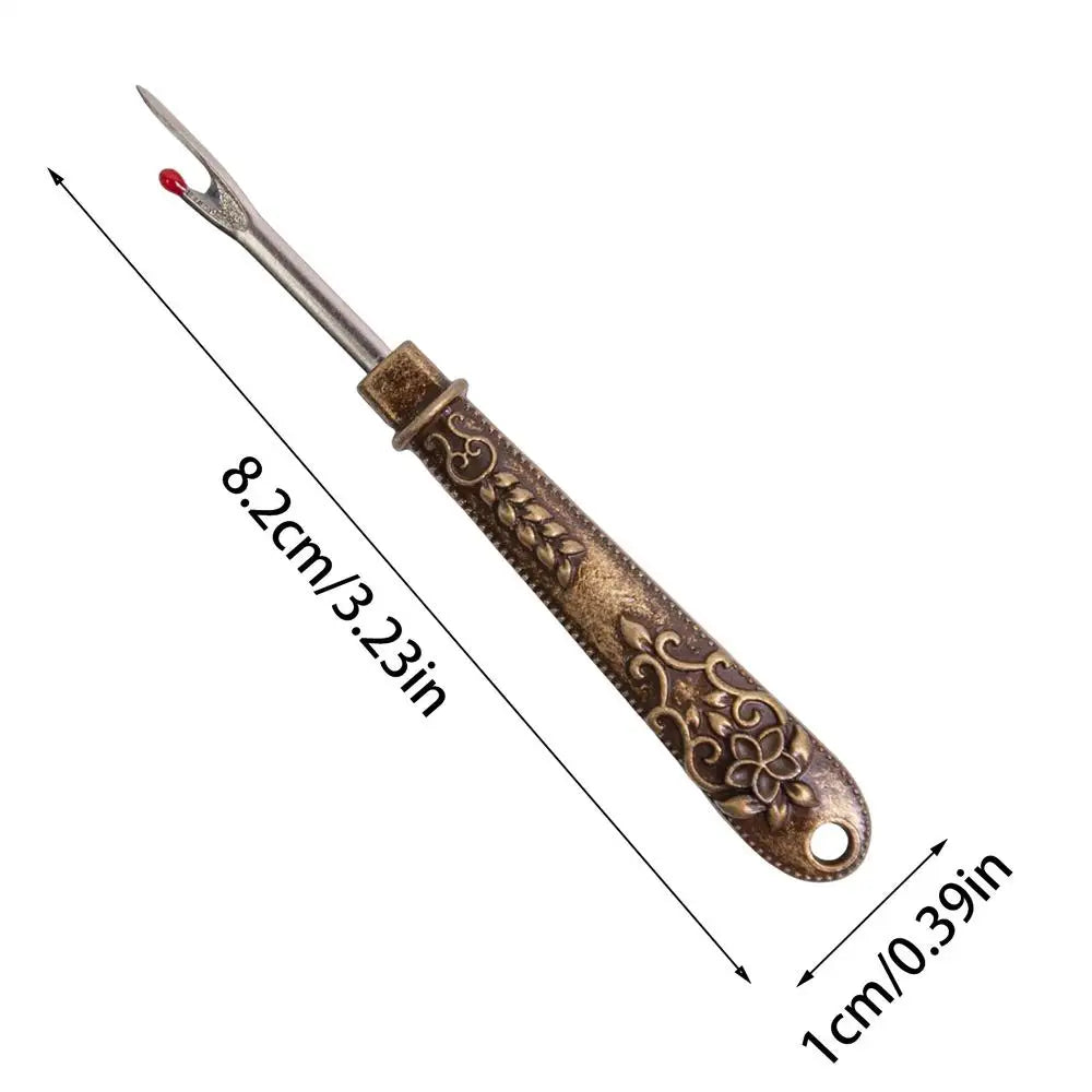Seam Ripper Tool Vintage Thread Ripper Tool Metal Thread Ripper Unpicker Versatile Sewing Seam Cutter For Removing Sewing Thread Oasis Select Gold