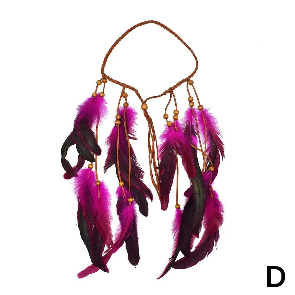 Bohemian Feather Headband – Carnival Costume & Festival