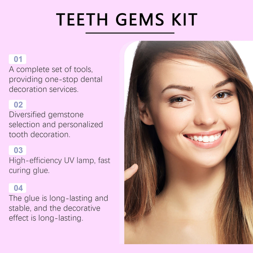 DIY Tooth Gem Kit – Diamond Crystal Teeth Jewelry for Women & Men