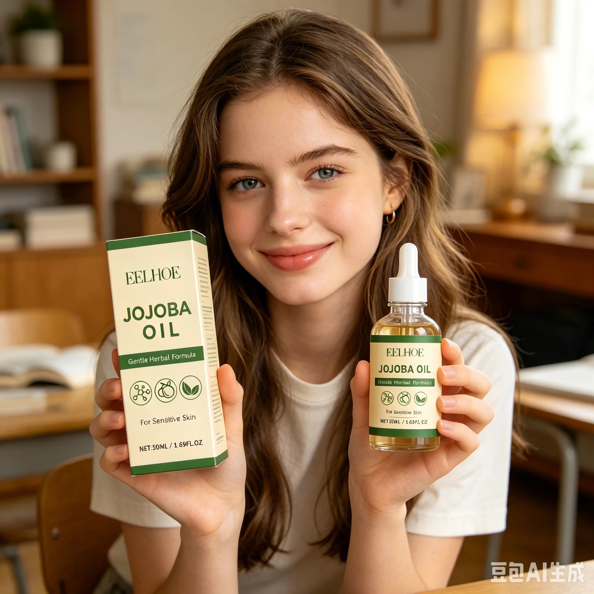 100% Pure Organic Jojoba Oil Cold Pressed Natural Body Massage Oil Moisturizing Hydrating Anti Dry Skin Care for Face Hair Nails Oasis Select