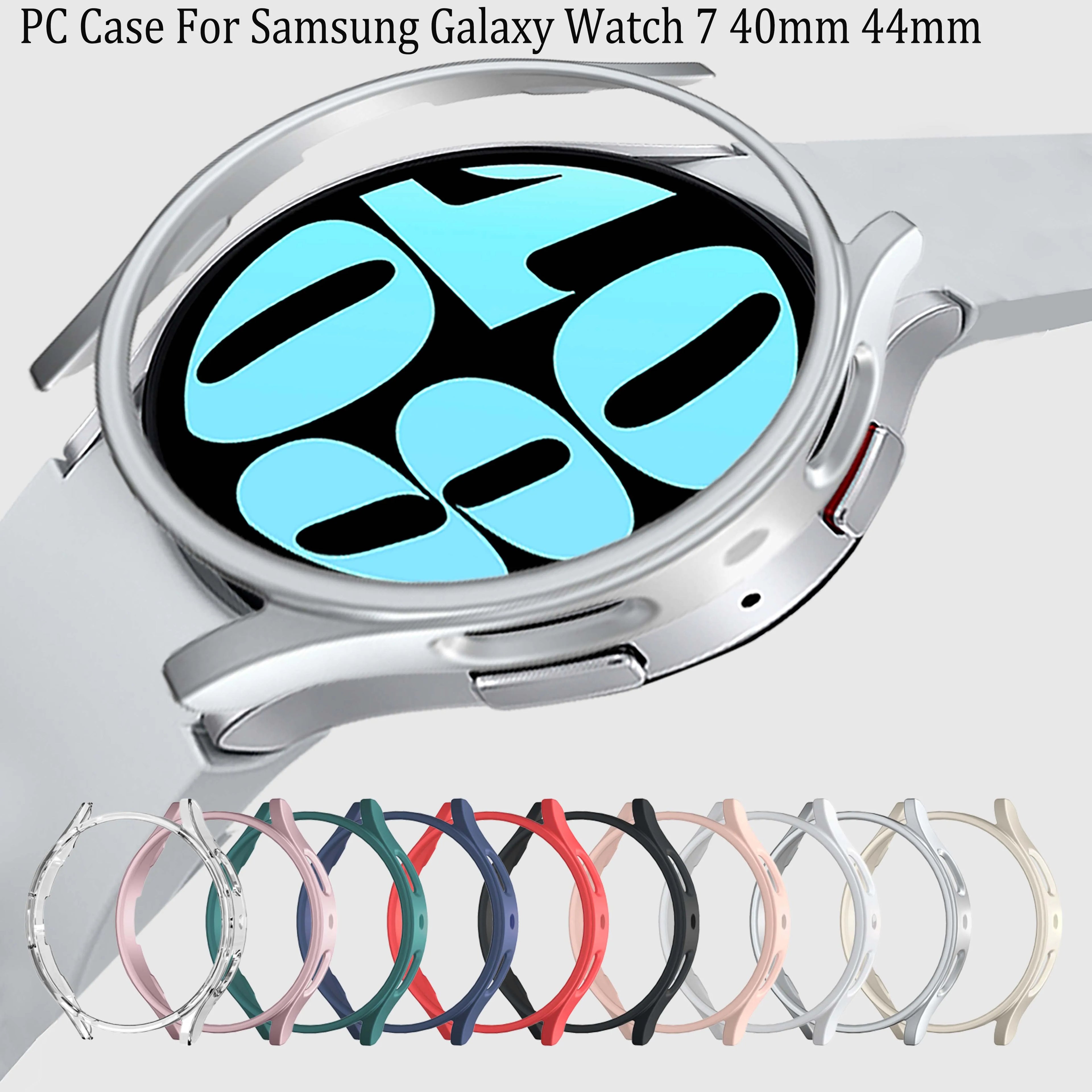 Samsung Galaxy Watch 7 Hard PC Case – Scratch-Proof Bumper Smartwatch Case Oasis Select