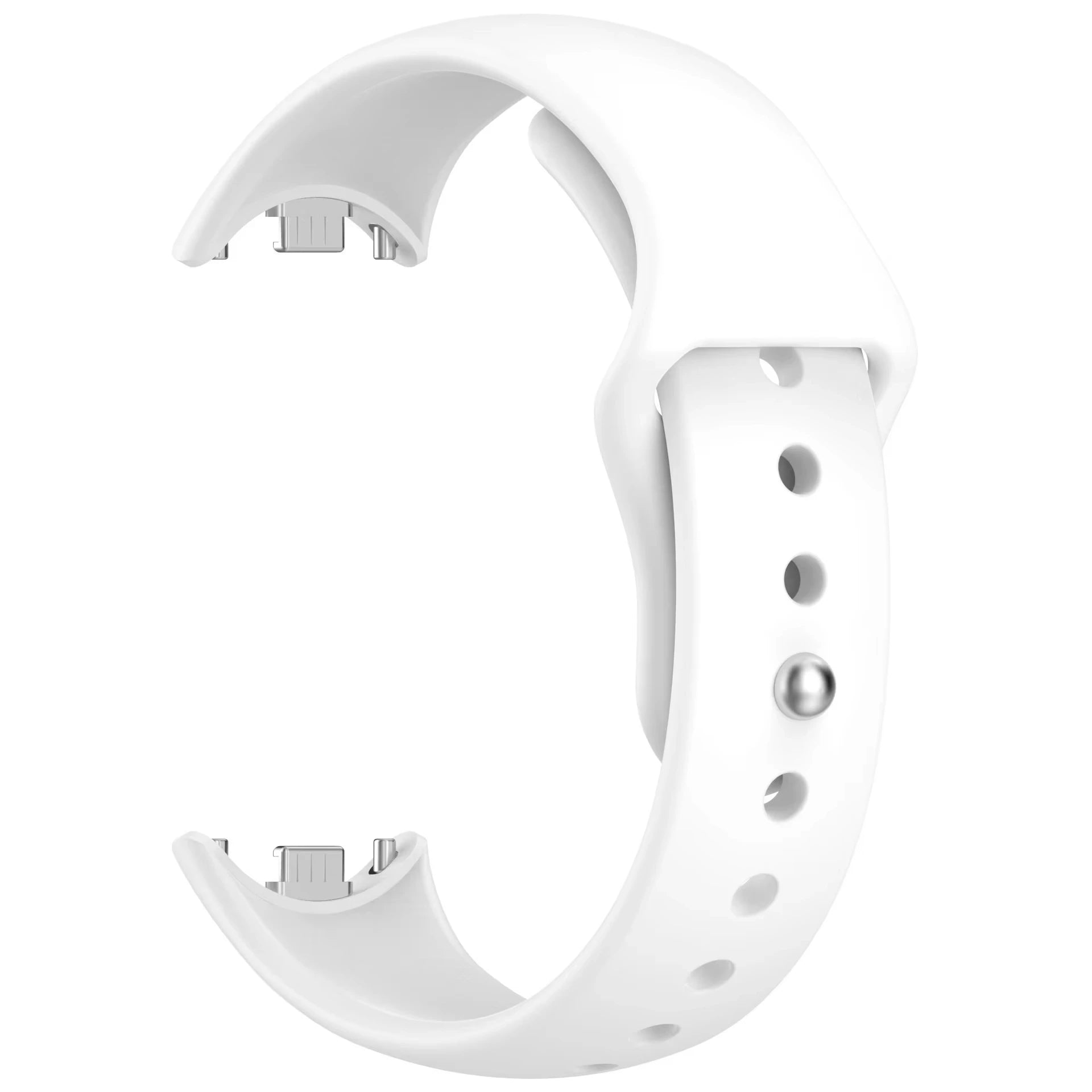 Silicone Sport Strap for Mi Band 10 / 9 / 8 – Flexible Replacement Watch Replacement Strap Oasis Select WHITE For Xiaomi band 8