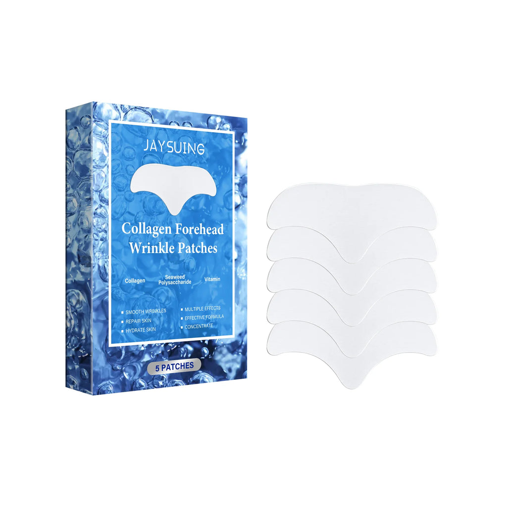 Jaysuing Collagen Anti-Wrinkle Forehead Patch – 5 or 10 Pack Forehead Wrinkle Patch Oasis Select 5 patches Boxed
