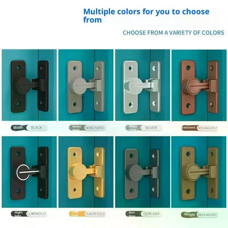Zinc Alloy 90° Sliding Door Latch | Luminous Barn Gate Bolt
