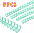 5 PCS Plastic Comb Binding Spine 30 Ring Colorful Book Binder Office School Stationery Supplies Report Document Binding Comb Oasis Select Green