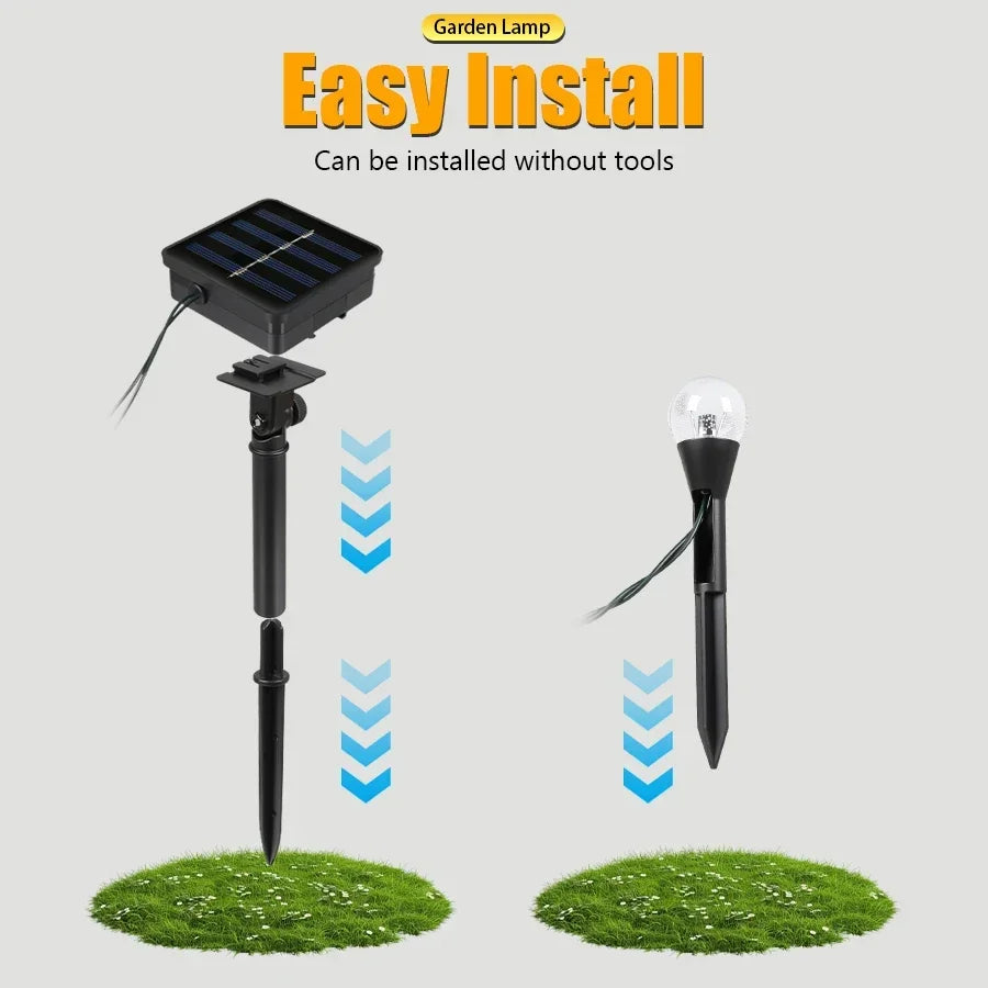 Solar Fairy String Lights 20 LED – Outdoor Garden Decor