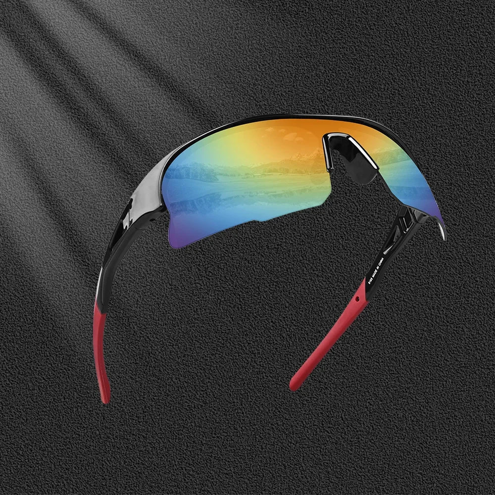 Cycling Glasses UV Protection Sports Sunglasses Lightweight Frame Surround Windproof Glasses for Cycling Running Hiking Oasis Select N-YJ-918503