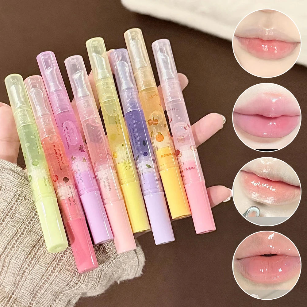 Hydrating Fruit Lip Oil Moisturising Non-sticky Plumping Grape Lip Gloss Honey Transparent Essence Lip Balm Cosmetics Care Oasis Select