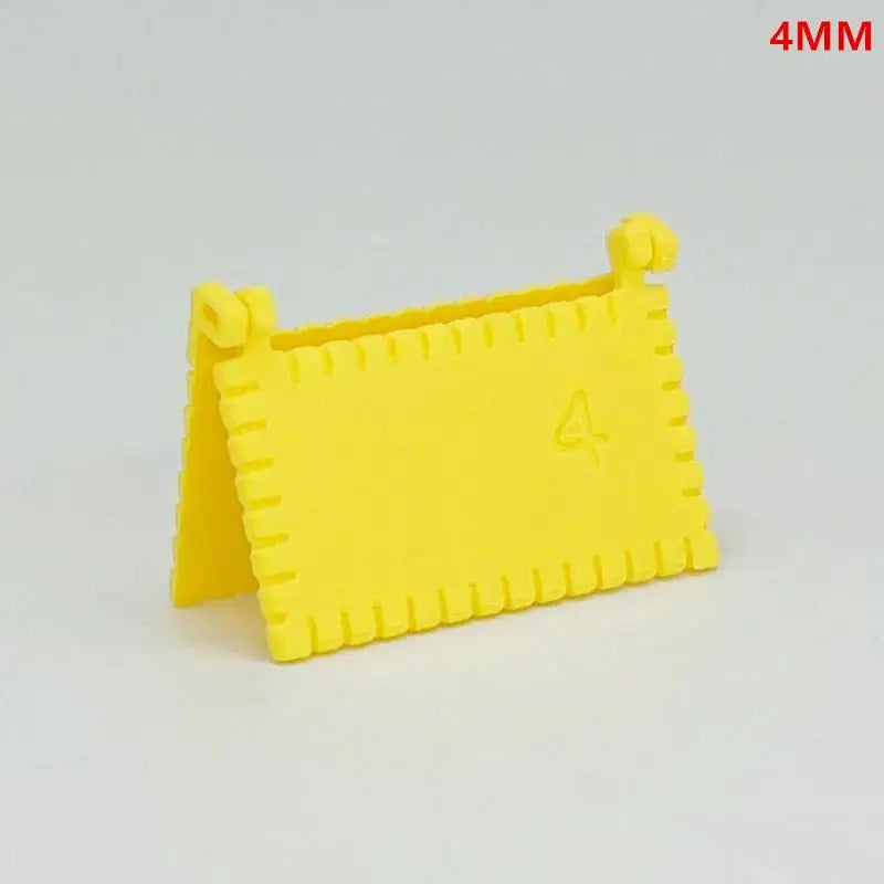 1/3 PCS Precision Sewing Guide Template Tool for Consistent Stitches 3/4/5mm Spacing Fabric Embroidery Leather Craft Oasis Select 4mm Yellow