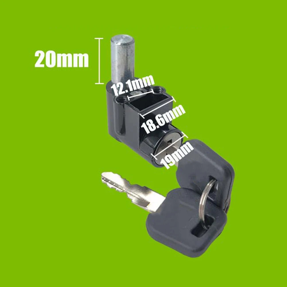 1set For Hailong Battery Case Power Lock & Key For Hailong 1 Battery Case 1-2 Battery Ebike Lock Cycling Accessories Oasis Select