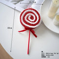 Christmas Tree Ornaments Red and White Walking Sticks Candies Christmas Ball Decorations Scene Arrangement Christmas Decor Oasis Select Candy bars L