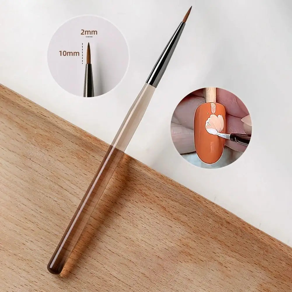 Fine Detail Nail Art Brush Set – Acrylic UV Gel & Dotting Tool Nail Art Brush Set Oasis Select 06