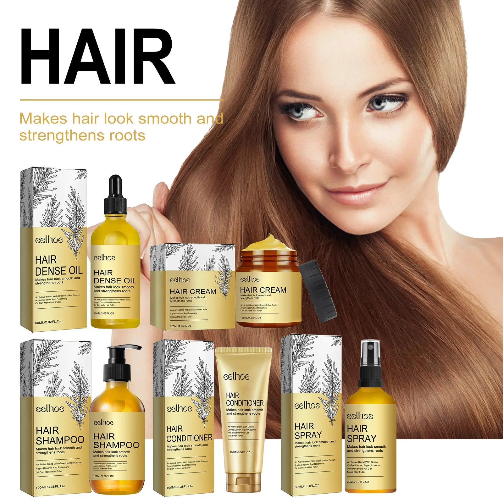 Eelhoe Rosemary Hair Care Series – Shampoo, Conditioner & Oil