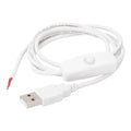 1m 5V USB Power Supply Cable Replacement 2 Pin USB 2.0 Male Cord Extension DIY with Switch for Light Oasis Select China Mainland