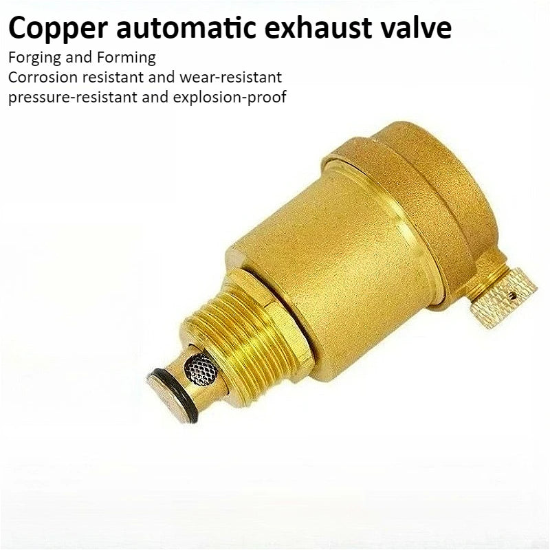 Brass Household Valve Accessories 1/2 3/4 "1-inch Solar Water Heater Automatic Exhaust Heating Exhaust Pressure Relief Valve Oasis Select