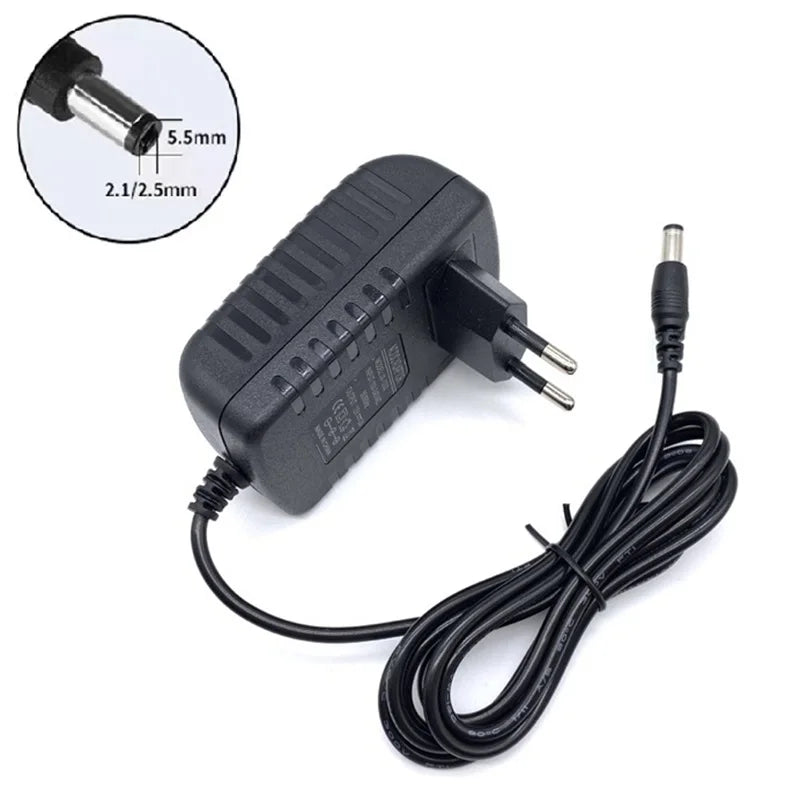 Power Adapter AC 100-240V Input DC Output 12V 2A Supply Charger EU US AU UK Adapter Converter Plug for Camera DVR LED Robot LED Oasis Select