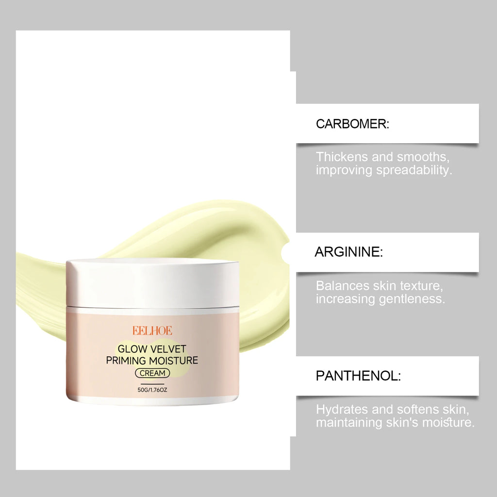 Hoygi Glow Velvet Face Primer – Pore Blurring & Hydrating Face Primer Cream Oasis Select