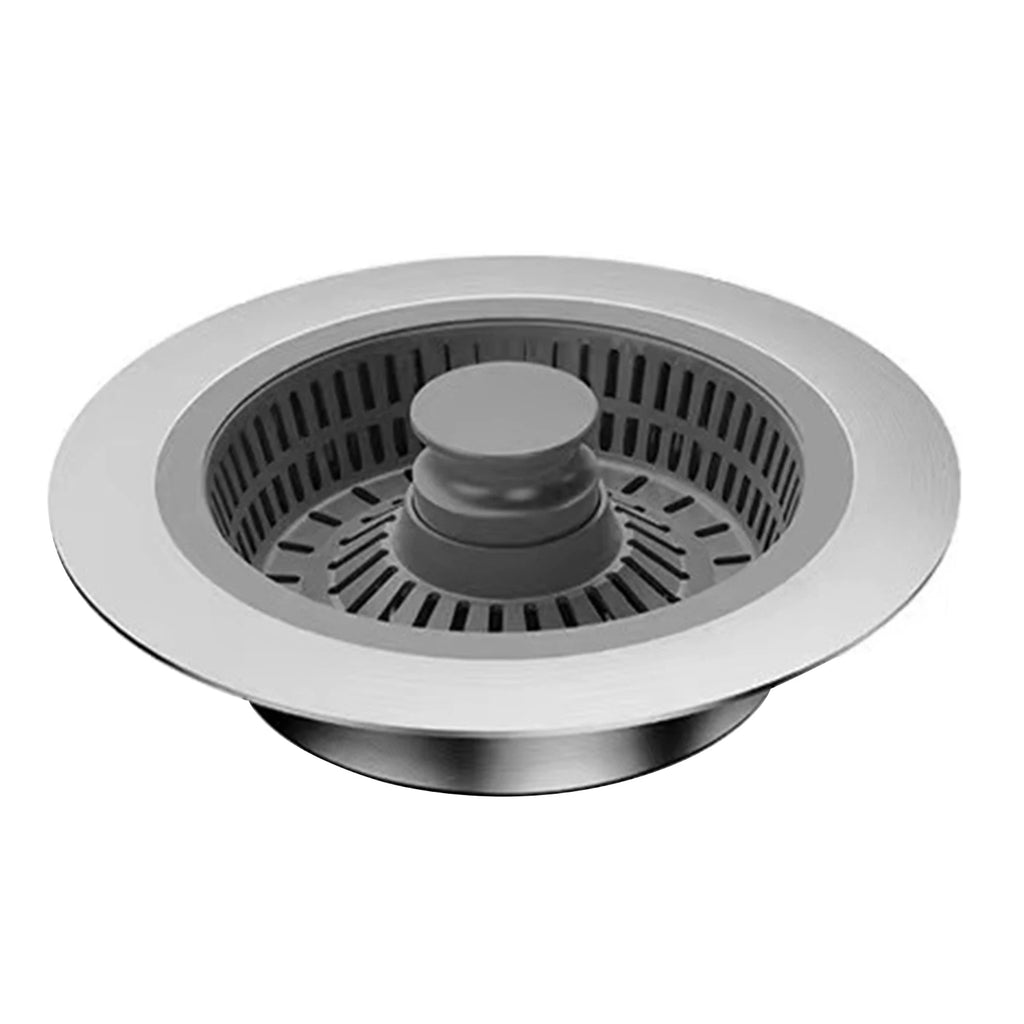 3-in-1 Stainless Steel Kitchen Sink Drain Strainer & Stopper