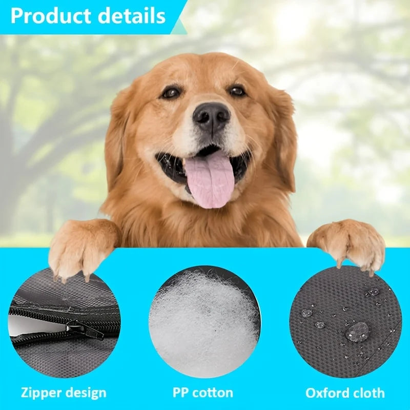 Foldable Pet Mat 100x70cm Portable Cat Dog Sleeping Pad with Storage Bag for Indoor Outdoor Camping Travel All Season Use Oasis Select
