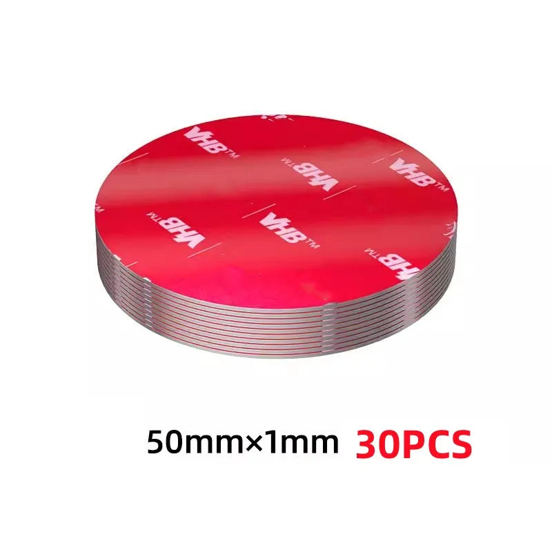 5-30PCS Strong Double Sided Adhesive Foam Pad Wall Mounting Tape Two Sides Heat-resistant Home Appliance Car Accessories Oasis Select Round 50mm