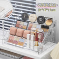 Transparent Multi-Layer Cosmetics Storage Rack & Display Stand