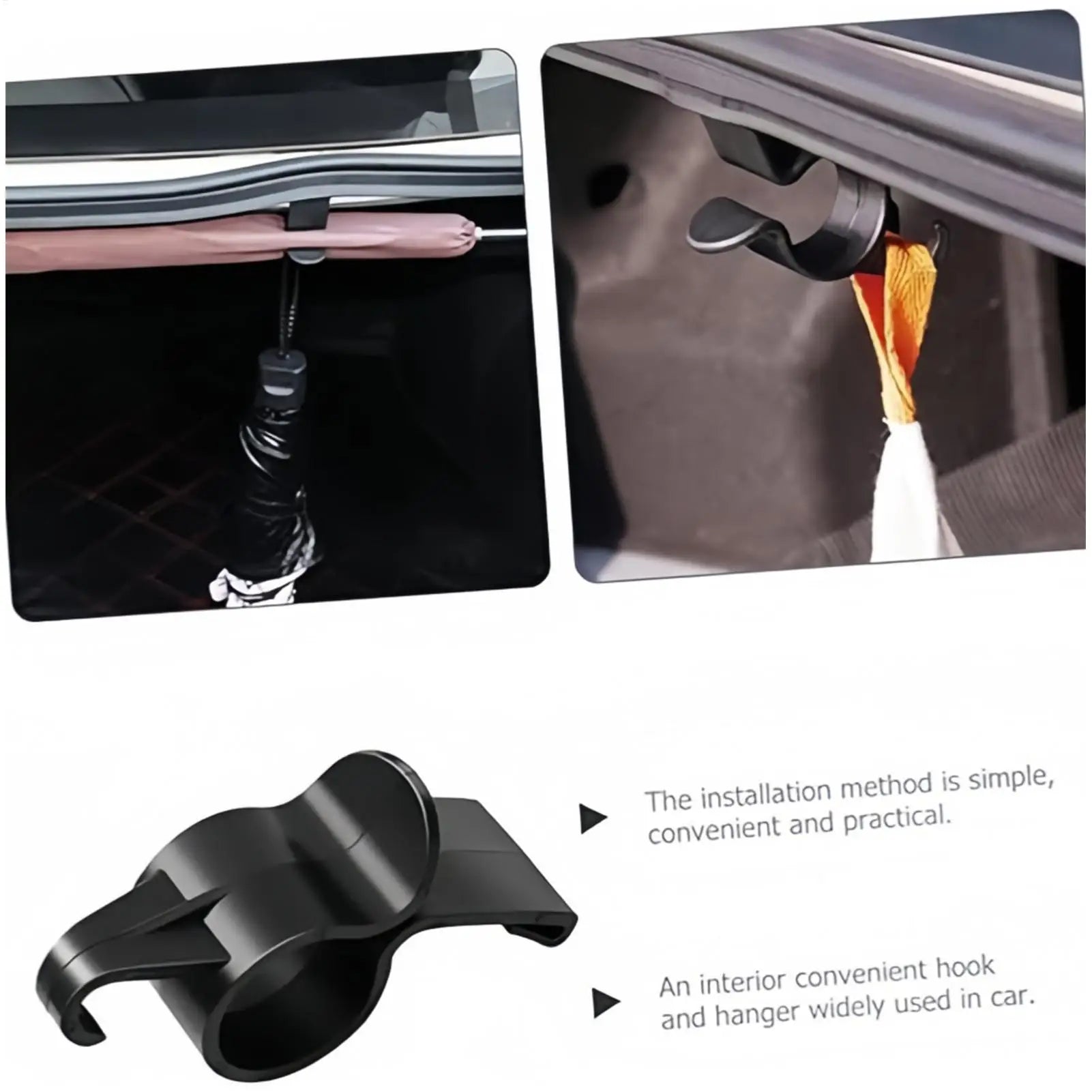 Multifunctional Umbrella Trunk Back Stand Umbrella Holder for Car Boot Organizer Trunk Back Stand for Headrest Purse Automotive Oasis Select