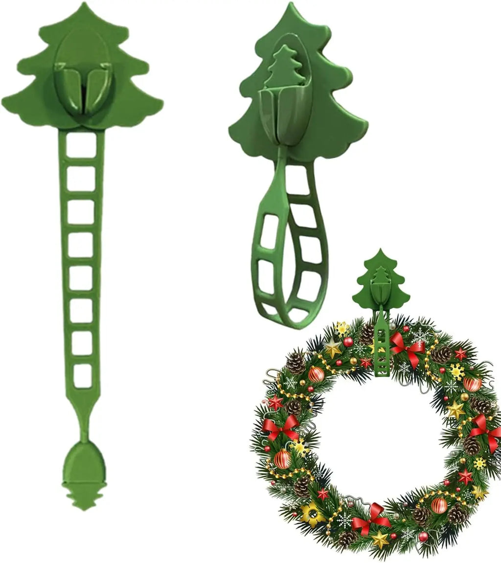 Garland Ties Faux Pine Needles Silicone Holder Decorative Adhesive Christmas Garland Ties For Banister Outdoor Stocking Oasis Select