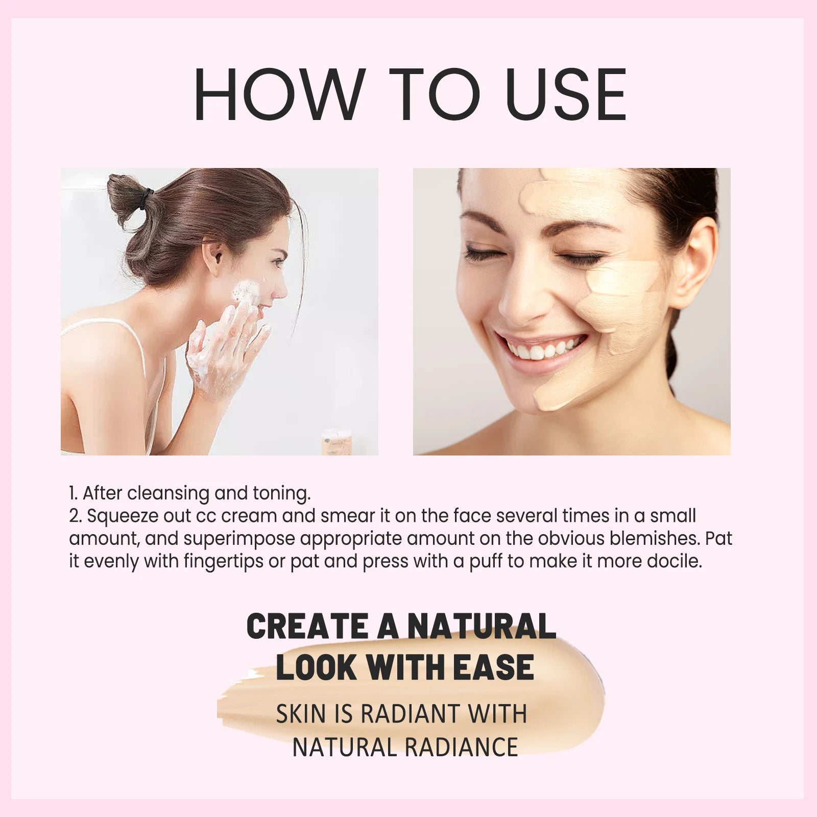 Eelhoe Facial Repair CC Cream – Waterproof Natural Coverage