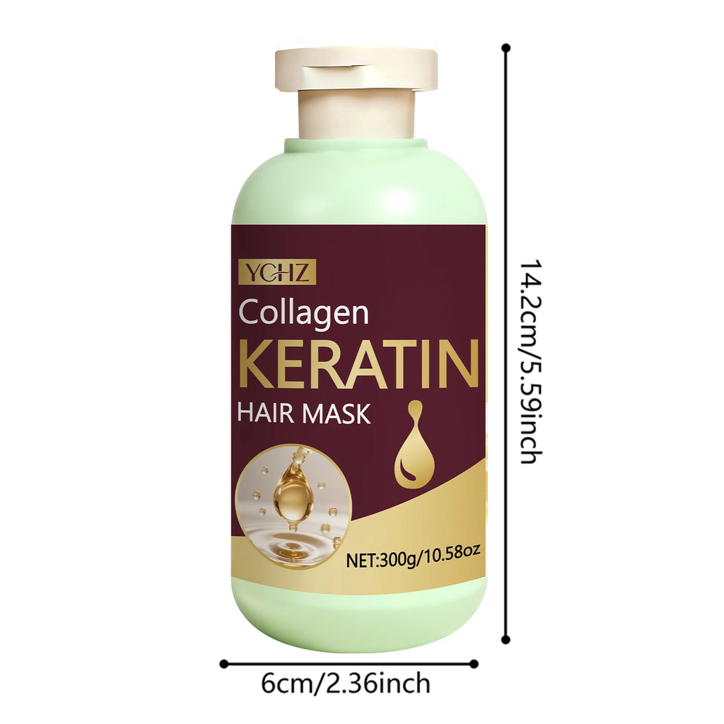 Collagen Hair Mask 300g – Nourishes Dry & Curly Hair