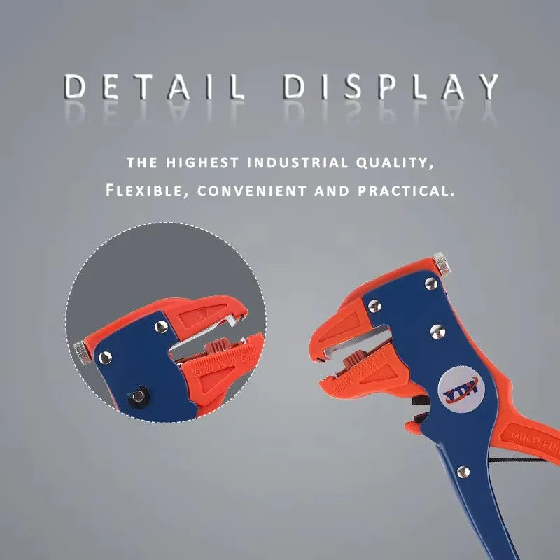 JUSTINLAU Automatic Wire Stripper Electric Wire Cable Cutter Electrician Cutting Pliers YTH-318 Stripping Clamp Nipper Oasis Select