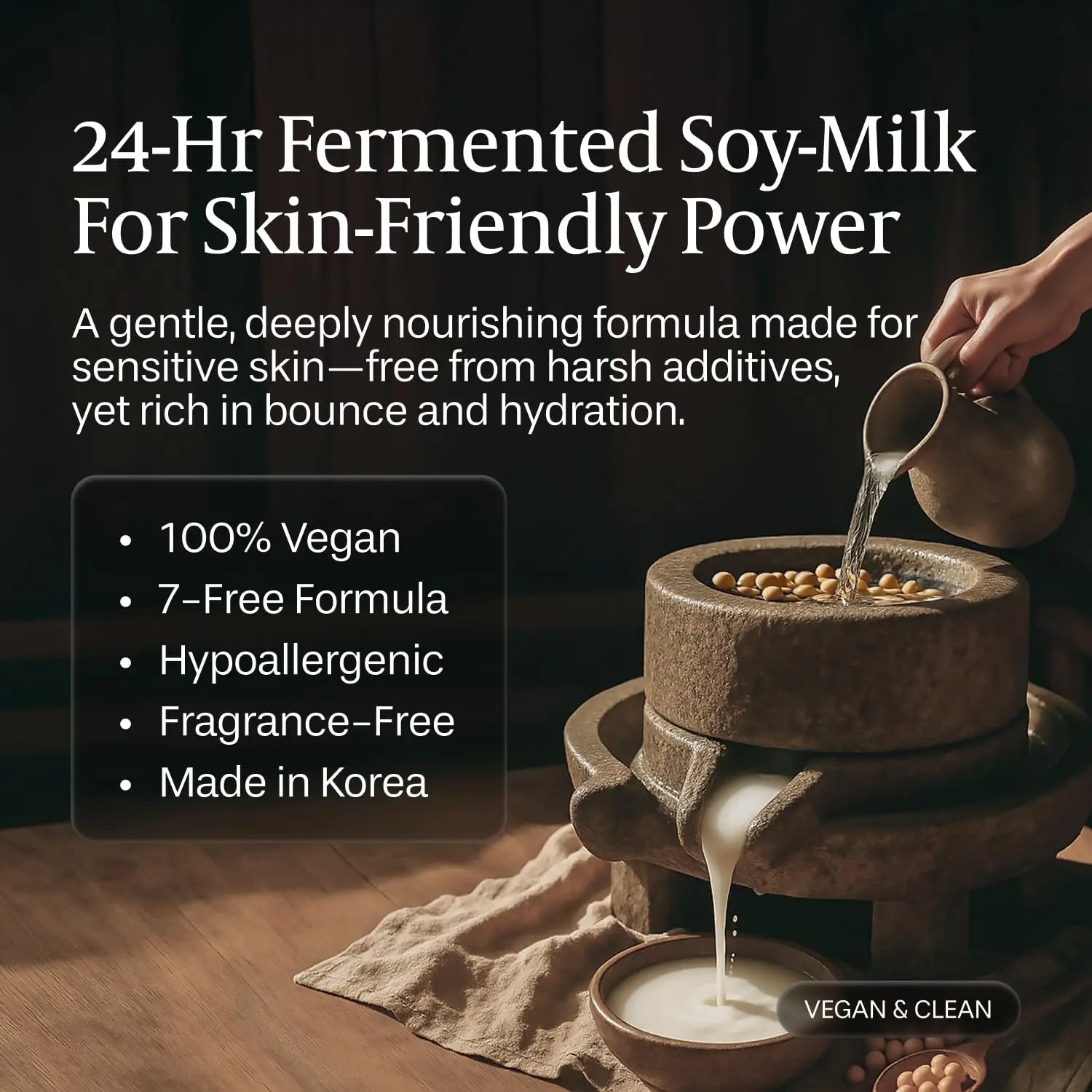 Soy Milk Face Cream 100g – Day & Night Moisturizer, Skin Firming