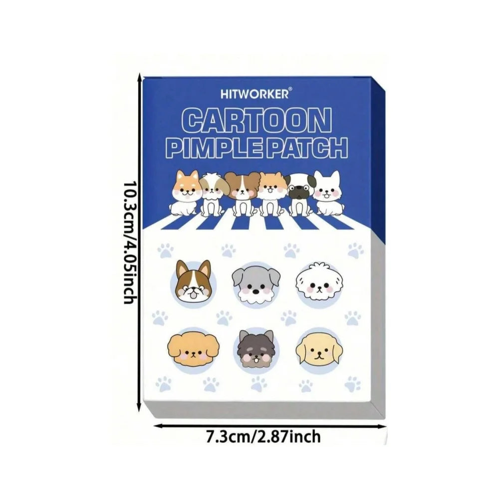 40pcs/box cartoon cute dog stickers - waterproof, alcohol free, non irritating, gentle on the skin, suitable for all skin types Oasis Select