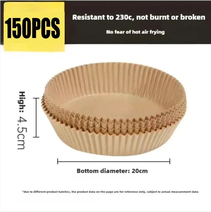 Disposable Air Fryer Parchment Liners | Non-Stick Baking Paper